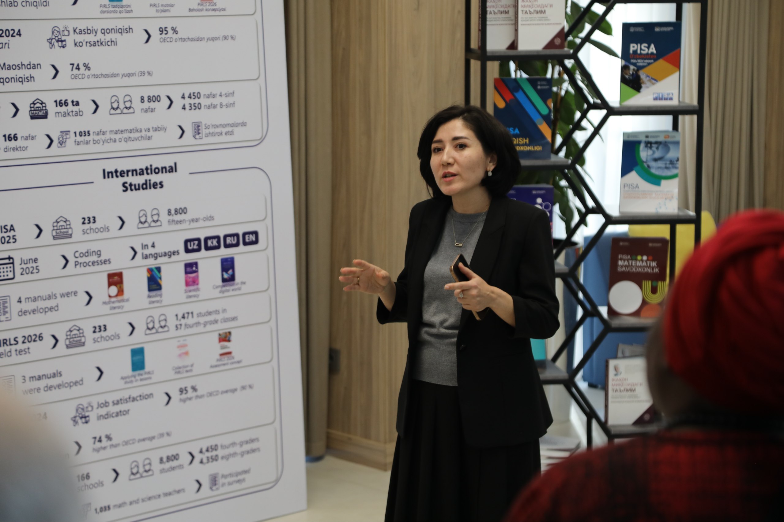 PISA xalqaro Boshqaruv kengashining aʼzolari A.Avloniy nomidagi institutga keldi.